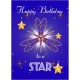 FRACTALIZATION GREETING CARD Birthday Star